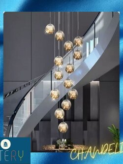 CT206A240 SOTMIA chandelier โคมไฟระย้าโมเดิร์น โคมไฟโถงบรรได Nordic