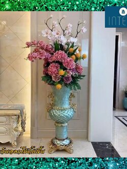 CT212E054 DECHOME Flower ornaments แจกันดอกไม้ตั้งพื้น ตกแต่งบ้าน ตกแต่งโรงแรม