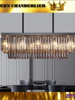 CT002A022 SOTMIA CHANDELIER MODERN โคมไฟสีทอง โคมไฟสีเงิน แชนเดอเรีย ตกแต่งห้อง แต่งห้องนั่งเล่น ห้องอาหาร โคมไฟ