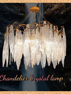 CT200A193 SOTMIA Chandelier crystal lamp โคมไฟ โคมไฟระย้าโต๊ะทานข้าว Chandelier แชนเดอเรียยาว Lamp