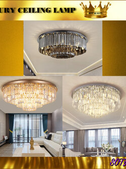 CT002A004 SOTMIA LUXURY CRYSTAL CEILING LAMP โคมไฟเพดาน โคมไฟคริสตัล โคมไฟคริสตัลหรูหรา สร้างสรรค์ ที่เรียบง่าย ทันสมัย