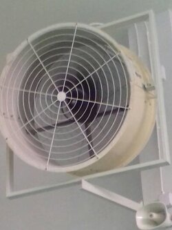 พัดลมส่งลมโครงไฟเบอร์กลาส ขนาด ใบพัดลม 42" 0.75 Kw 3P