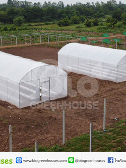 โรงเรือนจั่วโค้ง 2 หลัง สระแก้ว