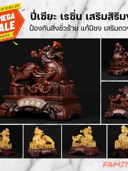 CT068B069 HAOYUN ปี่เซียะ เรซิ่น วัตถุมงคล โชคลาภ เงินทอง การค้าขาย ป้องกันสิ่งชั่วร้าย แก้ปีชง เสริมดวงชะตา