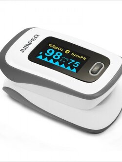 เครื่องวัดออกซิเจนปลายนิ้ว Fingertip Pulse Oximeter แบรนด์ JUMPER รุ่น JPD-500F ของแท้ เกรดการแพทย์ โรงพยาบาลชั้นนำนิยมใช้ รับประกันศูนย์ไทย 1 ปี