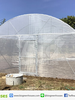 โรงเรือนจั่วโค้ง ขนาด 6x12ม. จ.สระบุรี