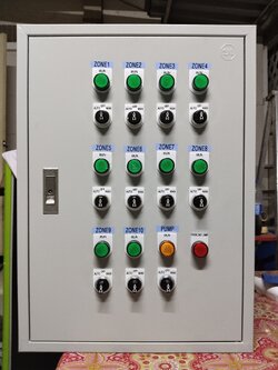 ตู้คอลโทรลตั้งเวลาด้วย Timer 10 โซน