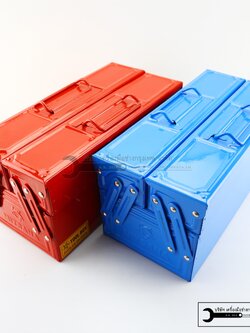 กล่องใส่เครื่องมือช่าง14นิ้ว MITSANA กล่องเครื่องมือ กล่องแบบหนา 2 ชั้น อย่างดี