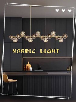 CT205A201 SOTMIA โคมไฟโต๊ะทานข้าว โคมไฟคริสตัล เคาน์เตอร์บาร์ Nordic Light Creative Designer Bar