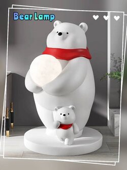 CT197A179 SOTMIA Bear Lamp โคมไฟตั้งพื้น โคมไฟตั้งโต๊ะ โมเดลหมี