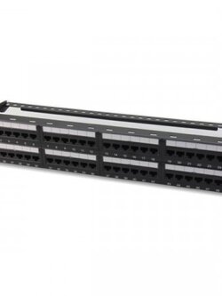Link US-3148A CAT 6+ Patch Panel 48 Port (2U) with Management, Dust Cover, New Lable