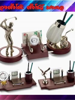 CT198D106 HOMMY ของตั้งโชว์ ของตั้งโต๊ะ เรือใบ ใส่ปากกา นาฬิกาตั้งโต๊ะ นักกอล์ฟ