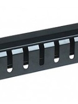 19" GERMANY Cable Management Panel with Cover, 1U Rack Mountable G7-06003