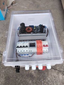 แอร์โซล่าเซลส์ 12000 ฺ BTU + กล่อง Vdc link inverter + สายต่อเข้าคอยด์ร้อนแอร์