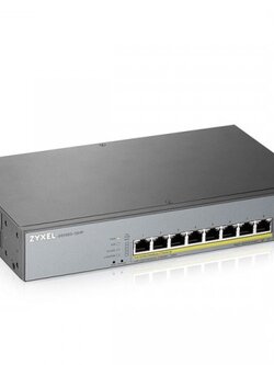 Zyxel GS1350-12HP 10-port GbE SFP 2 Smart Managed Switch with GbE Uplink PoE 8 Port Total budget 130 watt