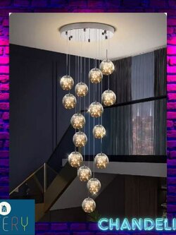 CT206A241 SOTMIA chandelier โคมไฟระย้าโมเดิร์น โคมไฟโถงบรรได Nordic