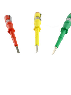 SOLO ไขควงวัดไฟ อย่างดี 220 - 250v ด้ามกันไฟฟ้า 1,000 โวลท์ ขนาด 5.1/2 นิ้ว