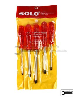 ไขควง 5 ตัวชุด SOLO รุ่น 005N อย่างดี การันตี 100%