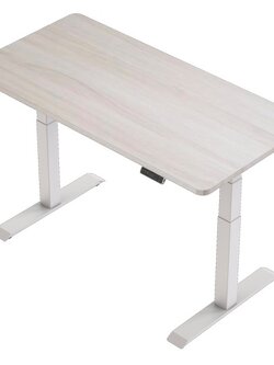 FlexiSpot by Essen 3-Stage Dual Motors Electric Height Adjustable Desk (E7) with Table Top Laminated MDF (Rectangular-Shaped)