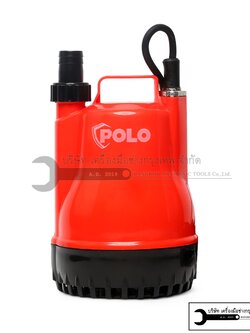 POLO ปั๊มจุ่ม เสื้อพลาสติก ชนิดน้ำสะอาด ขนาด 100W 400W และ 750W รุ่น K-101 SP-400C และ SP-750C