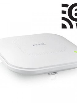 Zyxel NWA110AX AccessPoint 802.11ax (WiFi 6) Dual-Radio PoE Access Point 2.4GHz: 575 Mbps 5GHz: 1200 Mbps US (2.4GHz/5GHz): 23/23dBm เสาอากาศ 2.4GHz: Peak Gain 5dBi 5GHz: Peak Gain 6dBi