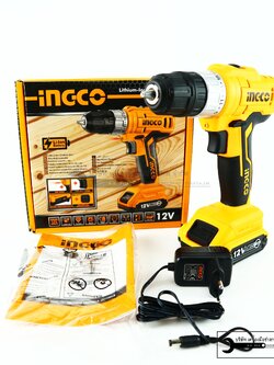 สว่านไร้สาย INGCO 12V แบต 1ก้อน CDLI221