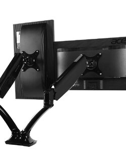 FlexiSpot by Essen Dual Monitor Arm (F7D) - Black