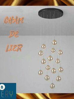 CT206A242 SOTMIA chandelier โคมไฟระย้าโมเดิร์น โคมไฟโถงบรรได Nordic