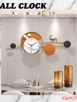 CT117E021 INTERY #นาฬิกาติดผนัง นาฬิกากวาง นาฬิกาModern luxury นาฬิกามงคล นาฬิกาสวยหรู นาฬิกาตกแต่งห้อง