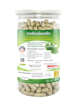 แปะก๊วย500 มก.(เม็ดใหญ่) 500 แคปซูล