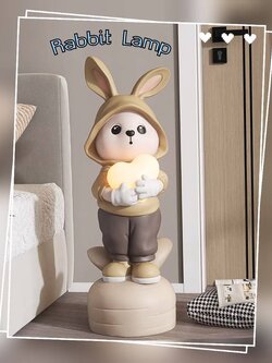 CT197A177 SOTMIA Rabbit Lamp โคมไฟตั้งพื้น โคมไฟตั้งโต๊ะ โมเดลกระต่าย
