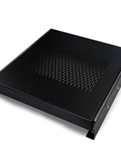 19" GERMANY G7-03095B Slide Component Shelf Deep 95 cm For Rack 110 cm., Black Color