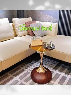 CT217D112 ZEITAKU โต๊ะกาแฟอิตาลี่ โต๊ะกลมเล็ก มุมแขกสุดหรูน้ำหนักเบา Sofa side table Bedside table