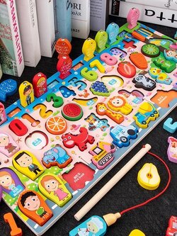 O0202 กระดานไม้เสริมพัฒนาการ