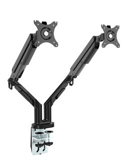 FlexiSpot By Essen ขาติดหน้าจอมอนิเตอร์แบบคู่ รุ่น MA8D - สีดำ