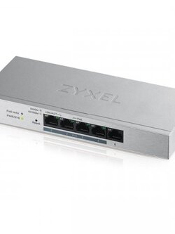 Zyxel GS1200-5HP v2 5-Port Web Managed PoE Gigabit Switch 1 Ports 10/100/1000BASE-T + 4 Ports 10/100/1000BASE-T PoE