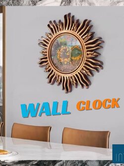 CT222C062 INTERY นาฬิกาภาพวาด Wall Clock Art นาฬิกาติดผนัง ไฟติดผนัง