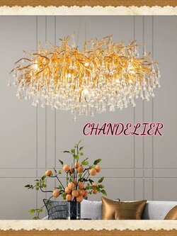 CT207A231 SOTMIA chandelier โคมระย้า โคมโต๊ะทานอาหาร แชนเดอเรีย Lamp ไฟยาว สไตล์ฝรั่งเศส