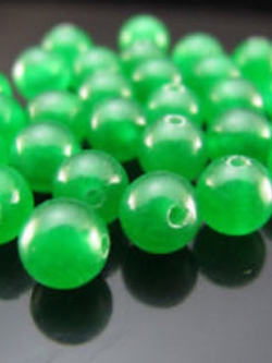 ลูกปัดหยก 6 ม.ม. / 50 เม็ด