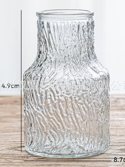 ขวดปากกว้าง ขวดแก้ว แจกันใส แจกันทรงขวด แจกันขวดแก้ว ST504E822