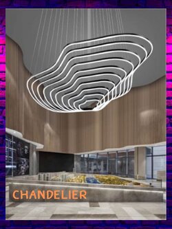 CT206A237 SOTMIA chandelier duplex floor โคมระย้า โคมโถงบรรได แชนเดอเรีย Lamp ไฟยาว