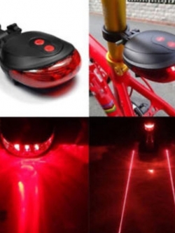 ไฟท้าย ชุดไฟกระพริบ + เลเซอร์ สีแดง / ชุด