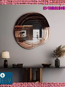 CT218G015 SOSHOKU กระจกตกแต่งผนัง ตกแต่งบ้าน ร้านอาหาร Wall decoration กระจกฮวงจุ้ย