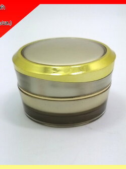 k0316-10g สีทองหรู กระปุกครีม กระปุกใส่ครีม กระปุกเครื่องสำอาง ตลับครีม ตลับเครื่องสำอาง บรรจุภัณฑ์เครื่องสำอาง