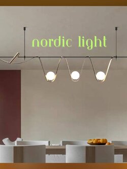 CT205A204 SOTMIA โคมไฟโต๊ะทานข้าว โคมสไตล์อิตาลีรูปทรงพิเศษ เคาน์เตอร์บาร์ Nordic Light