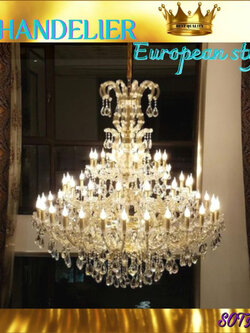 CT161A088 SOTMIA โคมไฟระย้า โคมไฟสไตล์ยุโรป โคมไฟคริสตัล โคมไฟโถงบรรได โคมไฟเพดาน Luxury light Chandelier