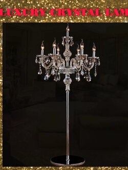 CT007A008 SOTMIA โคมไฟ ตั้งพื้น โคมไฟตั้งโต๊ะ โคมไฟหัวเตียง floor lamp table lamp คริสตัล หรูหรา สวยงาม ตกแต่งบ้าน