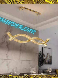 CT181A139 SOTMIA โคมไฟระย้าโต๊ะอาหาร โคมไฟระย้า โคมไฟคริสตัล โคมไฟห้องรับประทานอาหาร โคมไฟบาร์