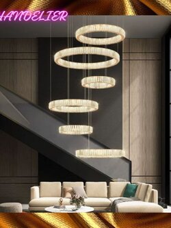 CT206A235 SOTMIA chandelier duplex floor โคมระย้า โคมโถงบรรได แชนเดอเรีย Lamp ไฟยาว