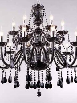 CT001A017 SOTMIA โคมไฟระย้าสีดำ chandelier modern โคมไฟเพดาน โคมไฟระย้า โคมระย้า โคมไฟเชิงเทียน โคมระย้าวินเทจ